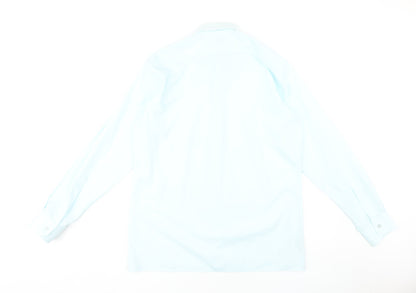 Svenda Men's Blue Dress Shirt - 15.5, Regular Fit