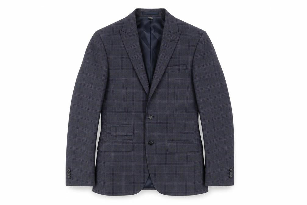 Mens UK Size 36 Marks and Spencer Regular Blue Suit Jacket
