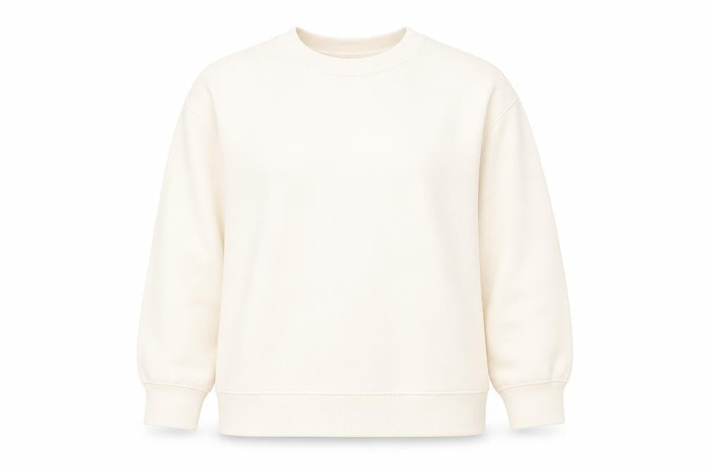 Front view of ASOS Women's Beige Pullover Sweatshirt UK 10 Casual