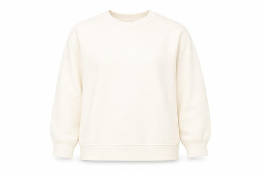 Front view of ASOS Women's Beige Pullover Sweatshirt UK 10 Casual