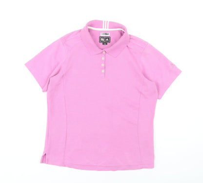 Womens UK Size M adidas Pink  Polo