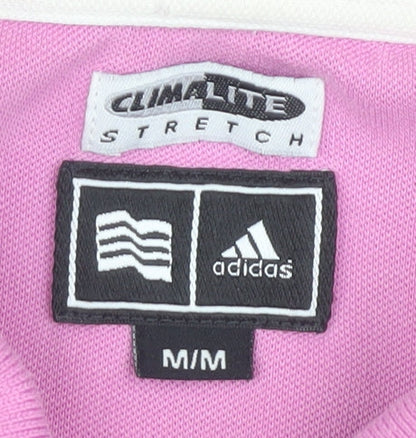 Womens UK Size M adidas Pink  Polo