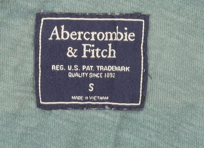Abercrombie & Fitch Men's Green S Colourblock T-Shirt