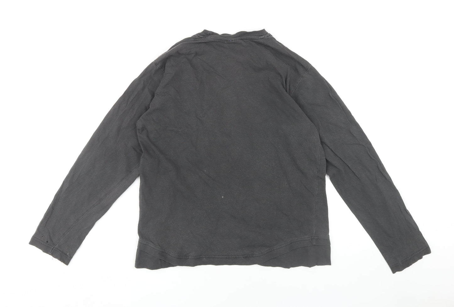 Unisex Adults UK Size M Kangol Black Basic T-Shirt