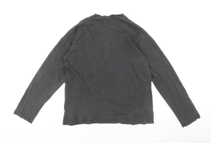 Unisex Adults UK Size M Kangol Black Basic T-Shirt