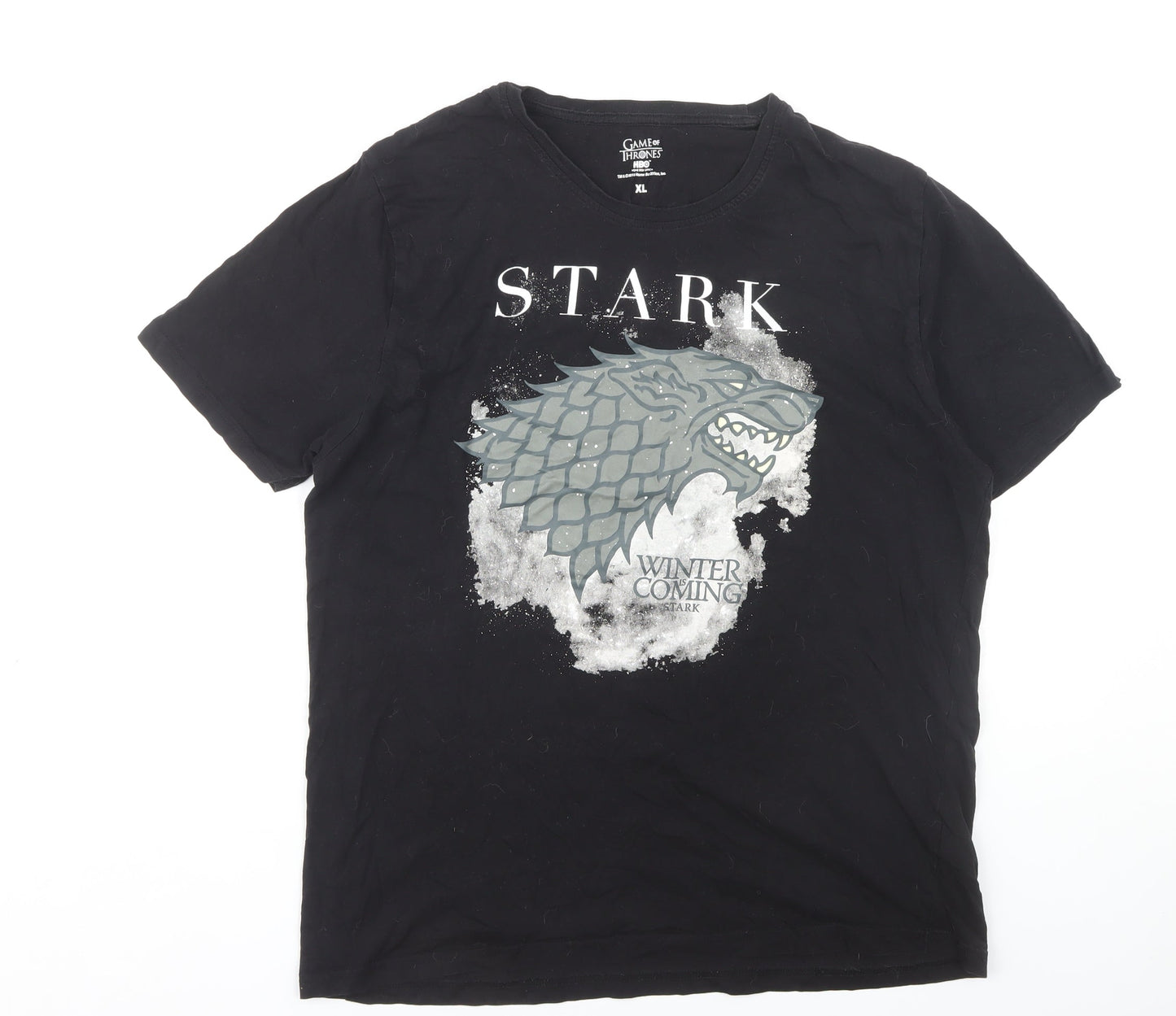 Mens UK Size XL Game Of Thrones Black  T-Shirt