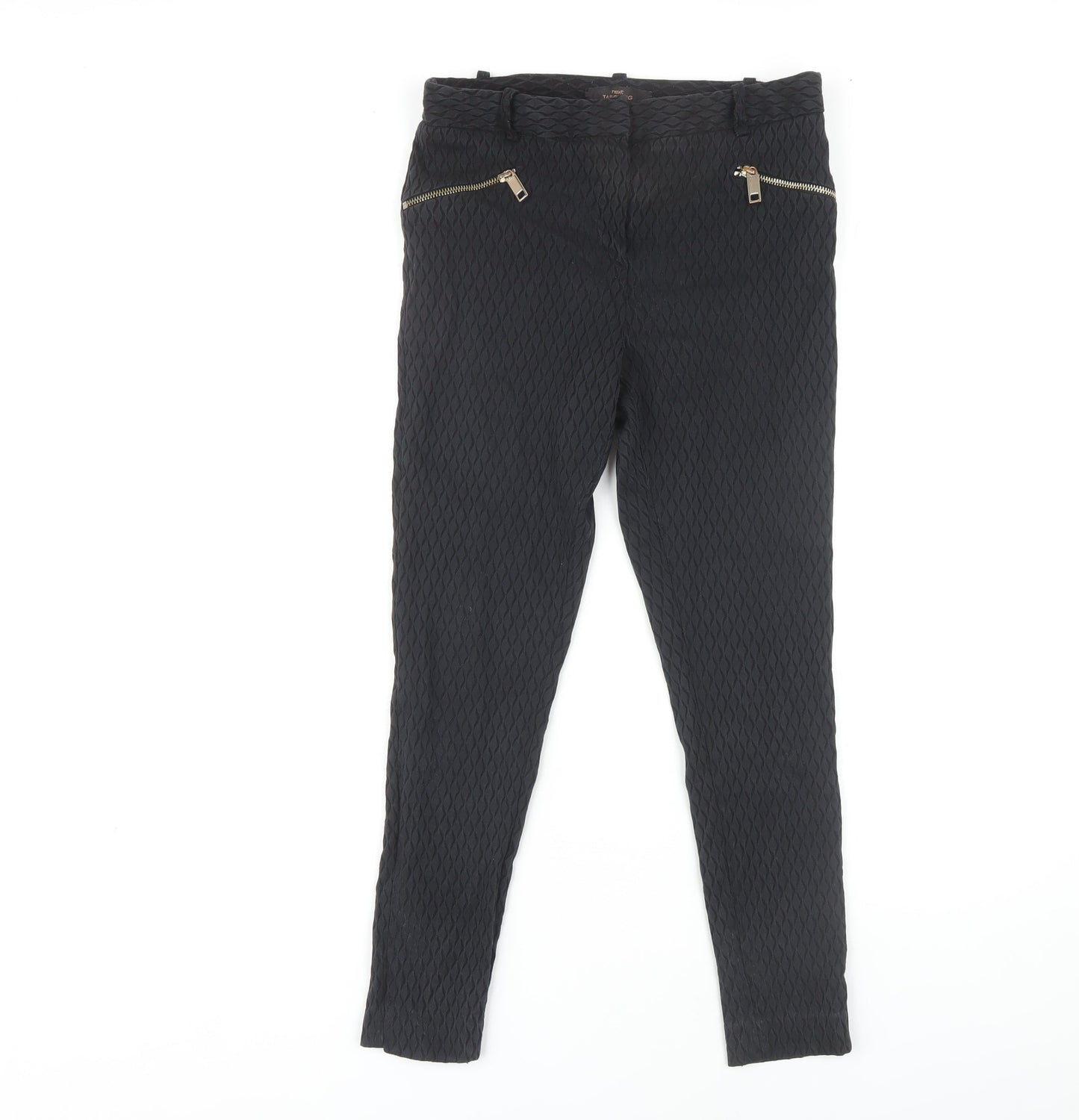 Womens UK Size 8 NEXT Slim Fit Jegging Black Trousers