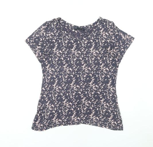 Womens UK Size XL French Connection Blue Basic T-Shirt