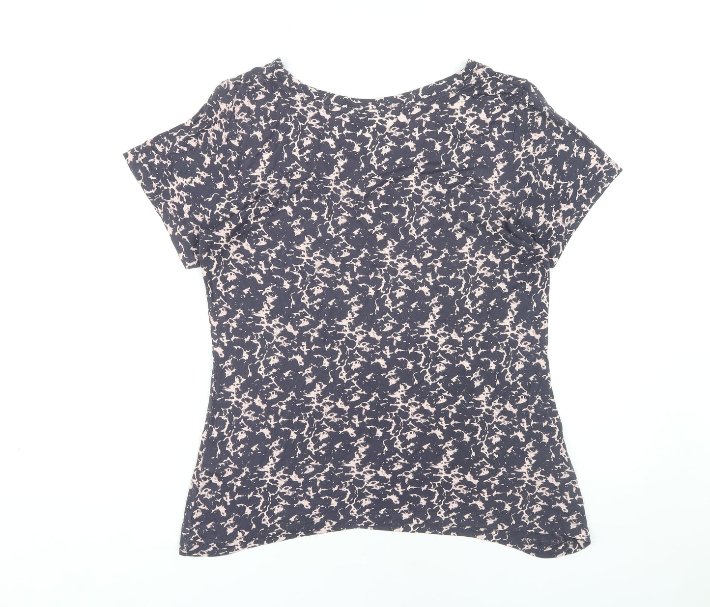 Womens UK Size XL French Connection Blue Basic T-Shirt