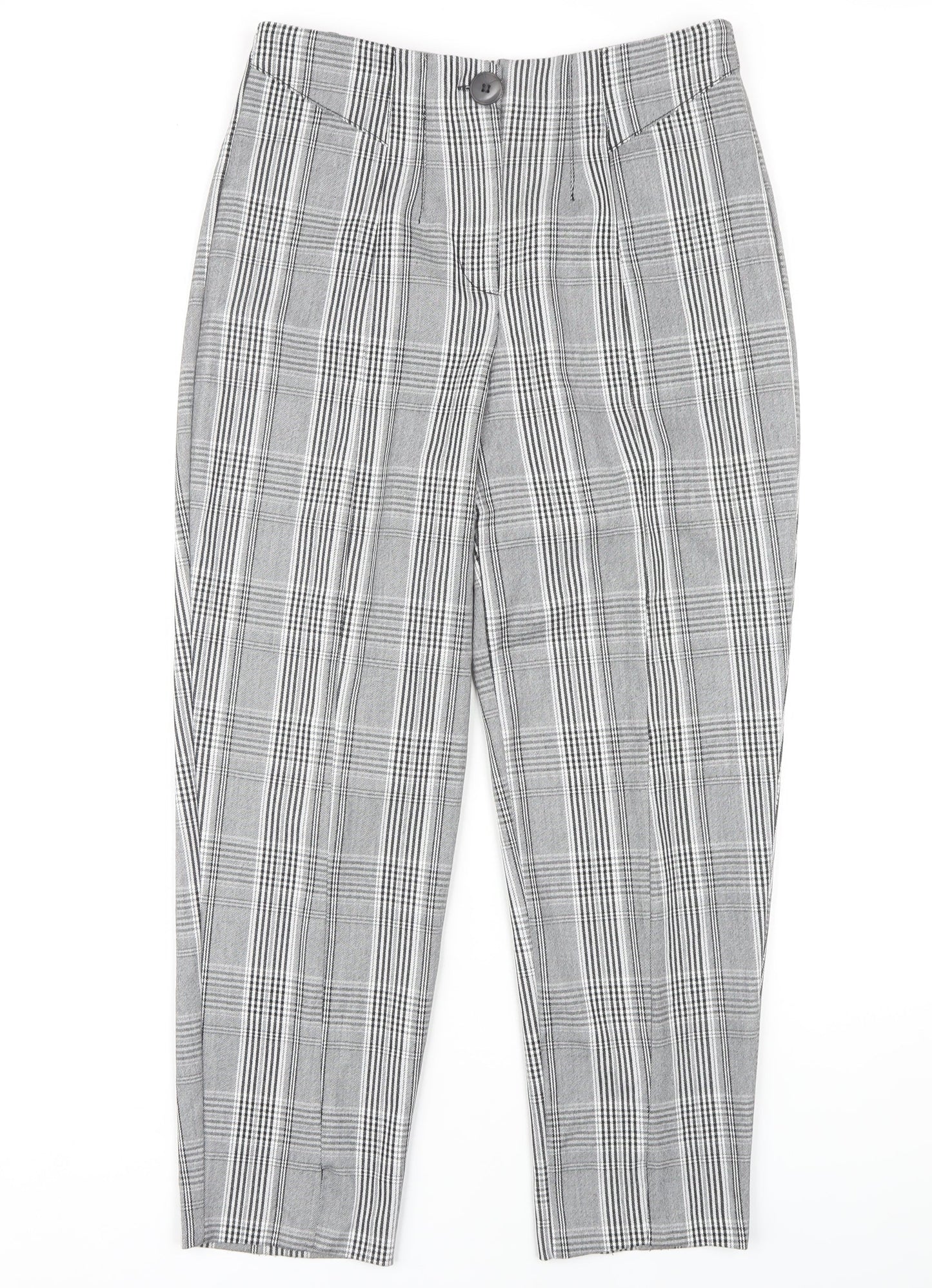 River Island Women's Checked Trousers Size 12