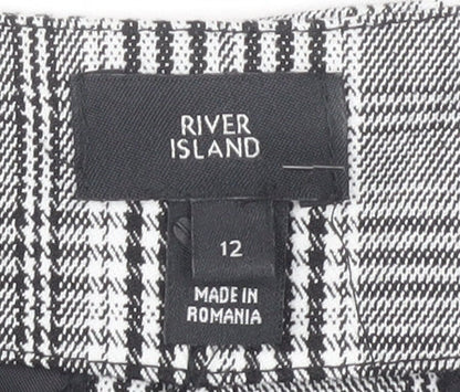 River Island Women's Checked Trousers Size 12