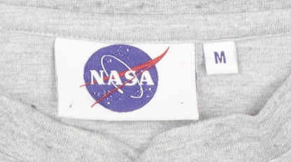 NASA Men’s Grey Space Graphic Medium T-Shirt