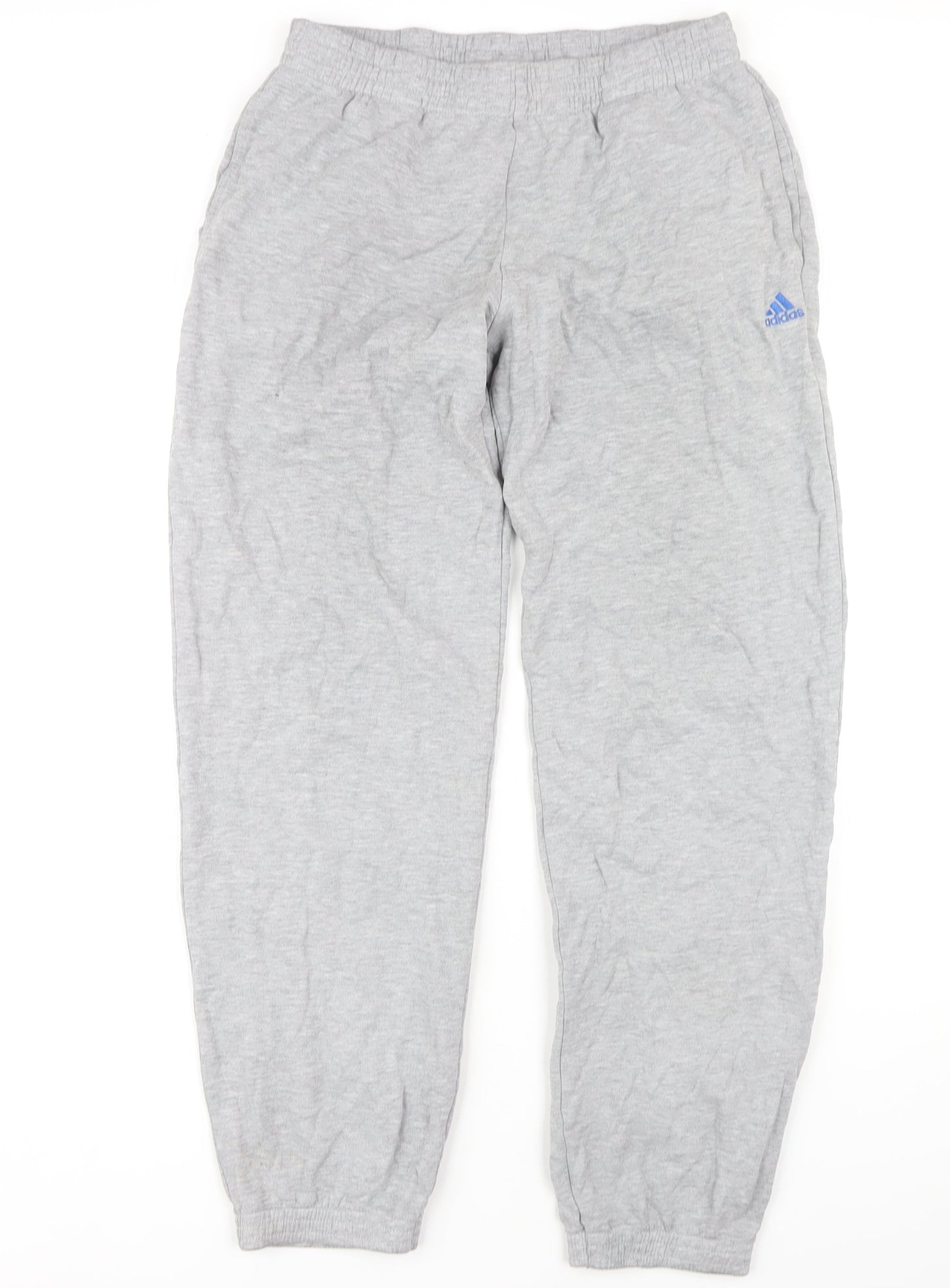 Adidas Men's Grey Sweatpants M Casual Elastic Waist