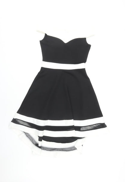 Quiz Women's Black Hi-Low Party Dress Size 8