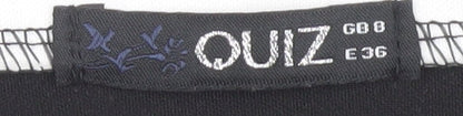 Quiz Women's Black Hi-Low Party Dress Size 8