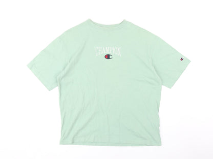 Mens UK Size M Champion Green  T-Shirt