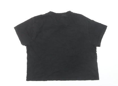Unisex Adults UK Size L PUMA Black  T-Shirt