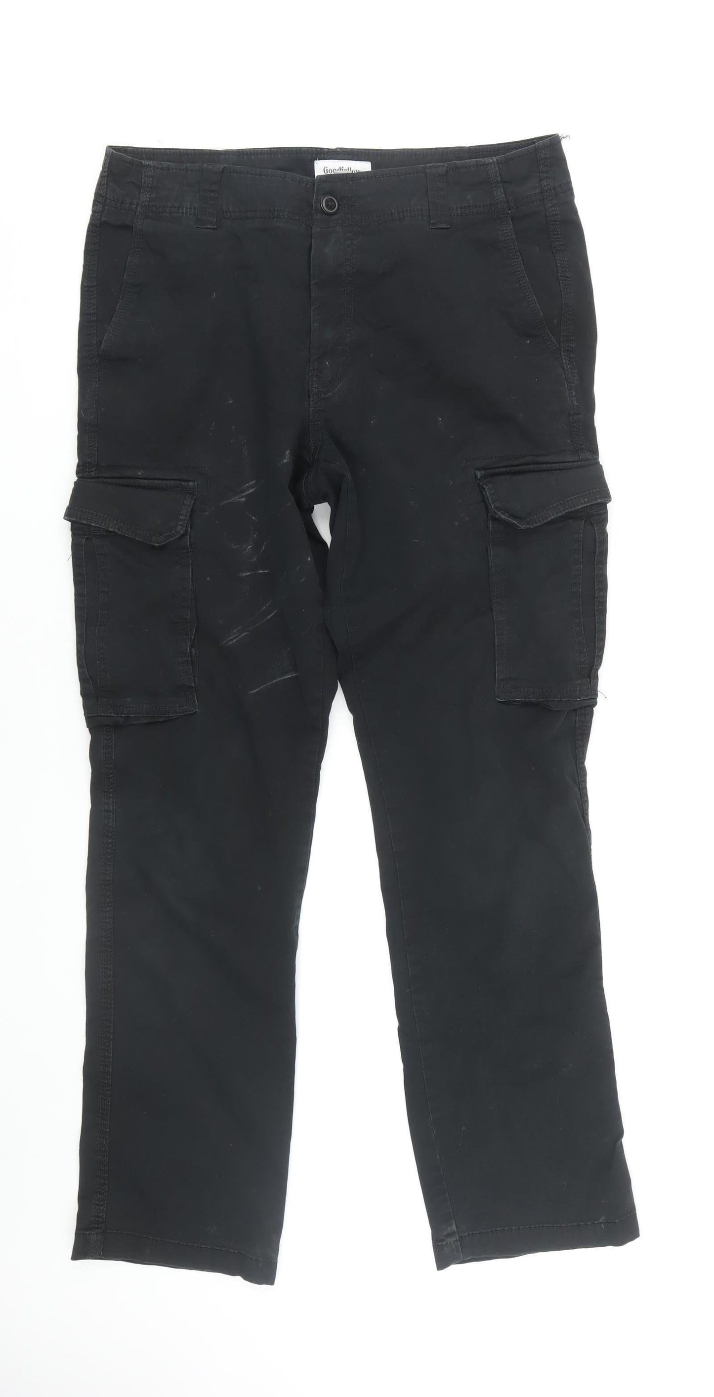 Goodfellow & Co Men's Black Cargo Trousers Size 32