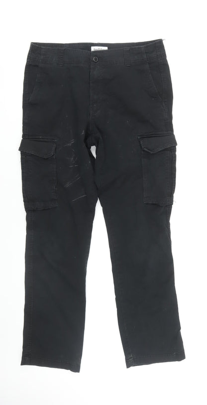 Goodfellow & Co Men's Black Cargo Trousers Size 32
