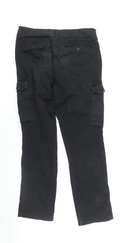 Goodfellow & Co Men's Black Cargo Trousers Size 32