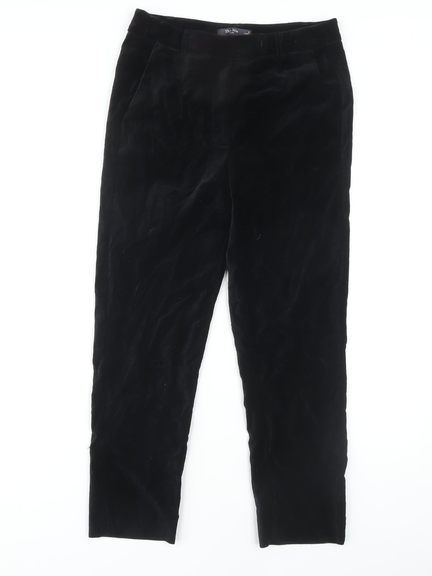 Womens UK Size 8 Marks and Spencer Regular Fit  Black Trousers