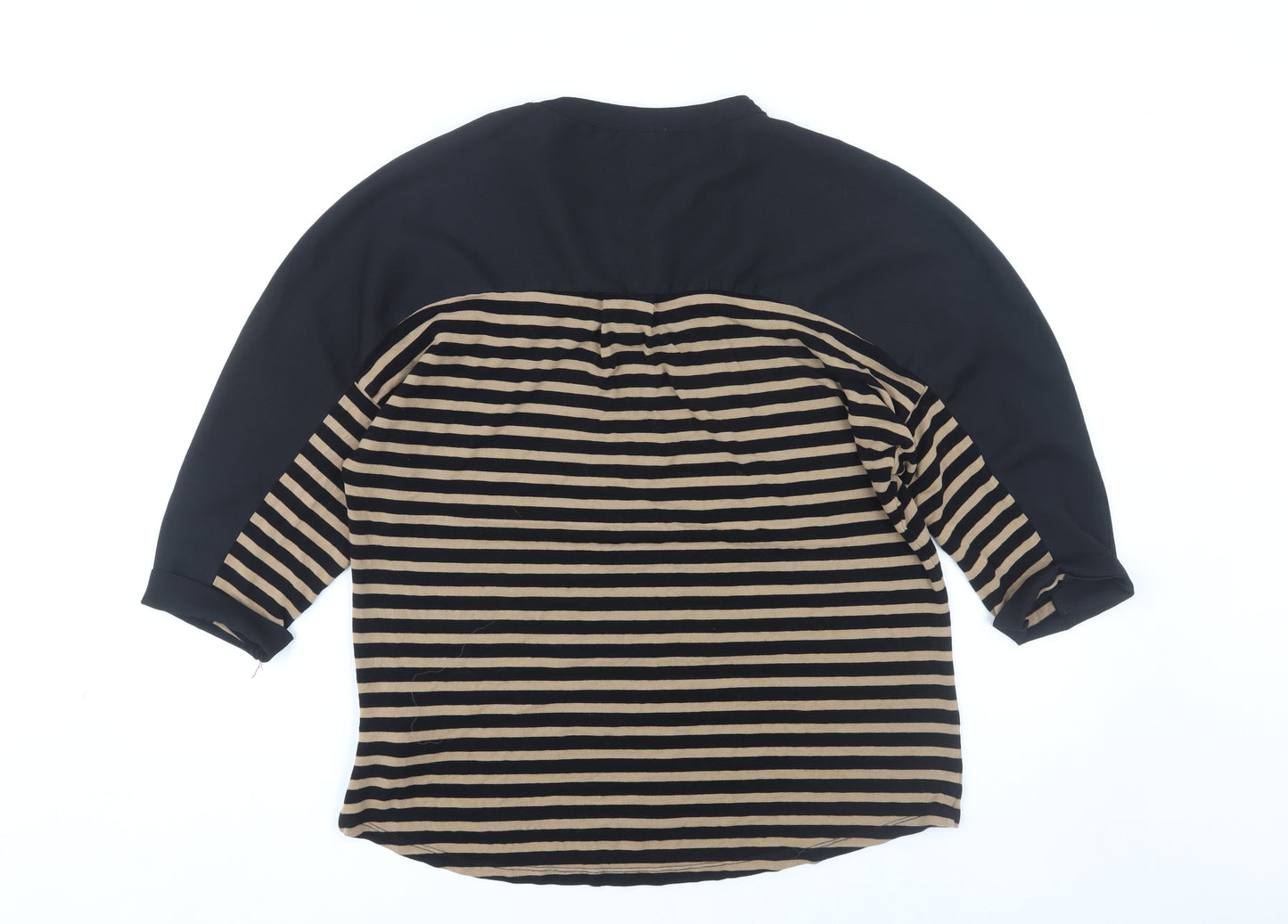 Phase Eight Women's Black Striped Blouse, Size 12