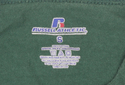 Russell Athletic Men's Green College T-Shirt Size S