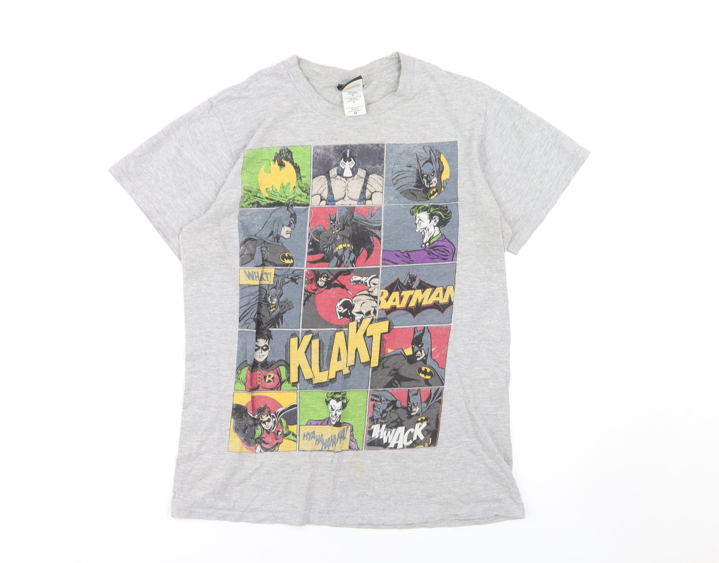 Womens UK Size M Batman Grey  T-Shirt