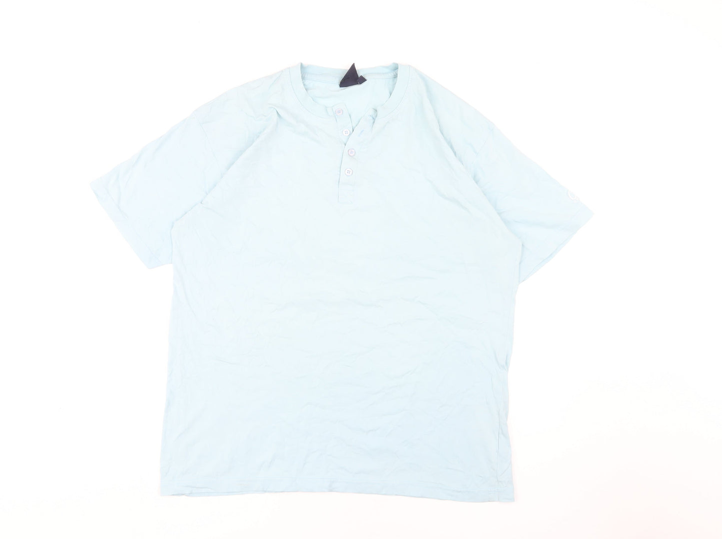Mens UK Size L Cotton Traders Blue  T-Shirt