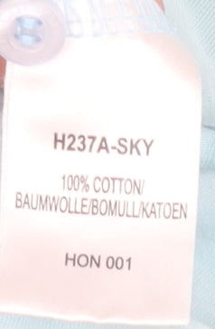 Mens UK Size L Cotton Traders Blue  T-Shirt