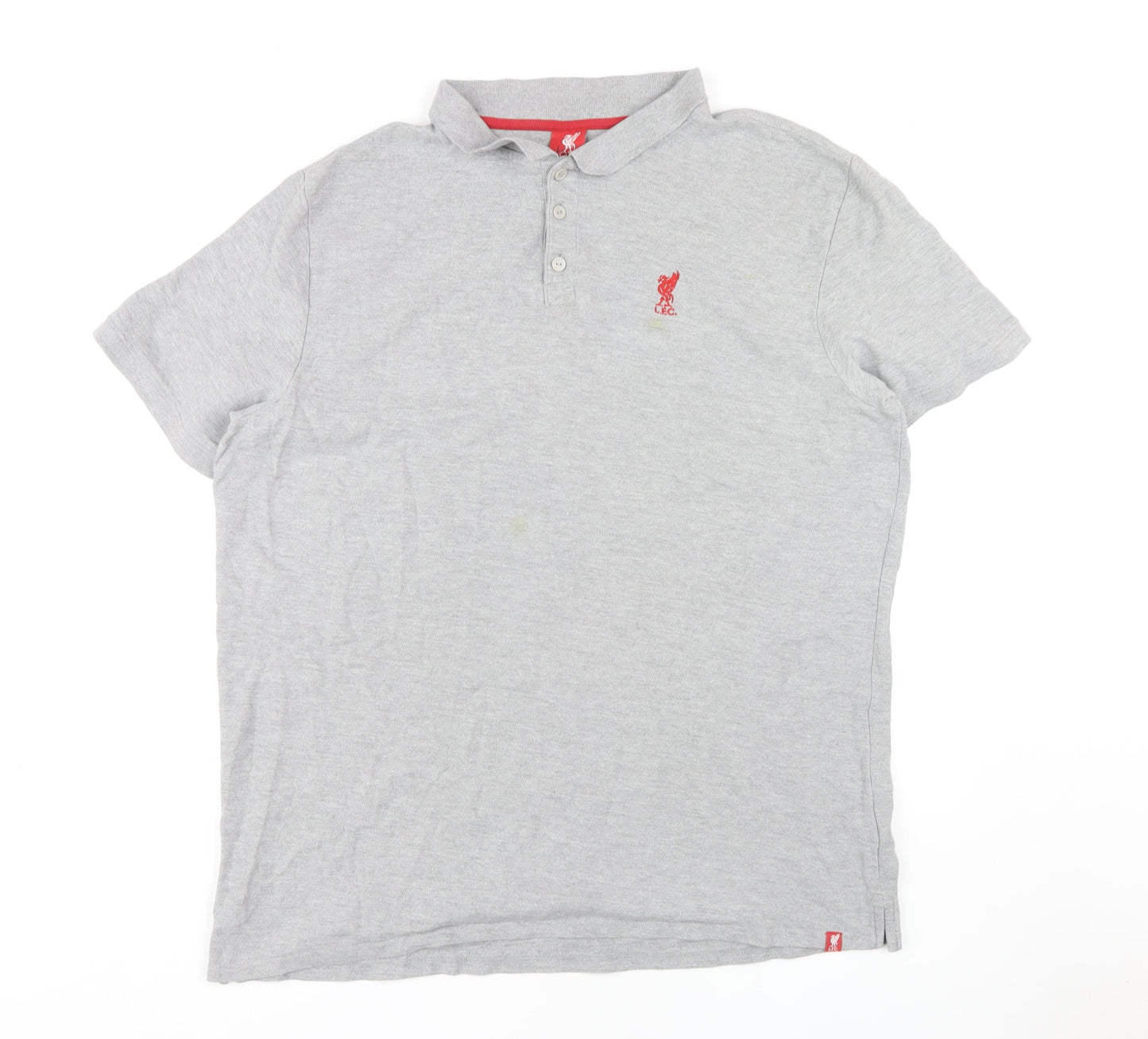 L.F.C. Men's Grey 3XL Polo Shirt with Logo