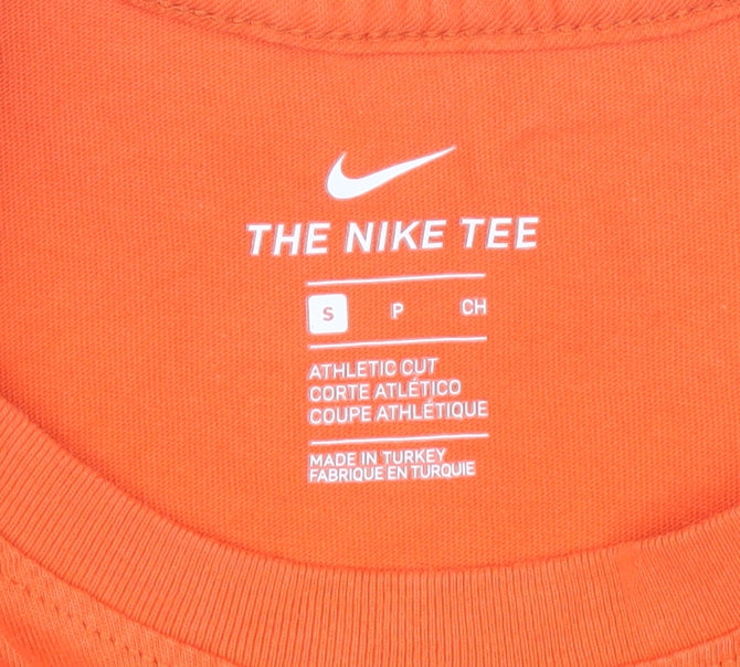 Nike Men's Orange S Athletic Fit T-Shirt