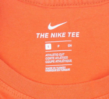 Nike Men's Orange S Athletic Fit T-Shirt