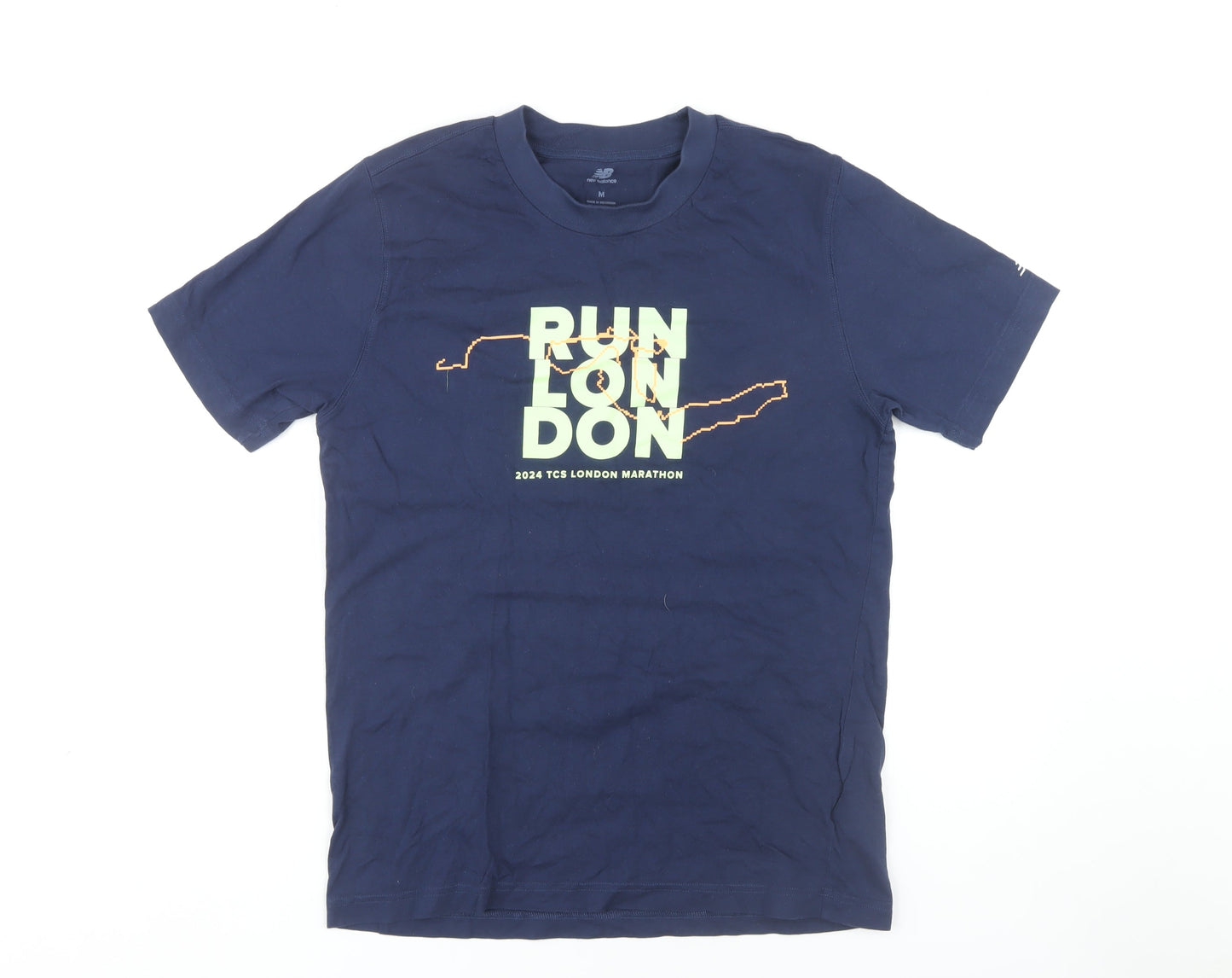 New Balance Men's Blue Sports T-Shirt M