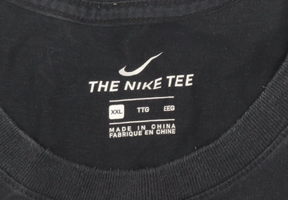 Nike Men's Black 2XL Short Sleeve Logo T-Shirt