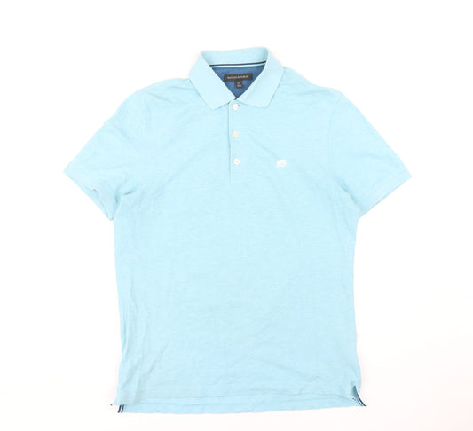 Banana Republic Men's Blue Polo Shirt, Size S, Casual Short Sleeve