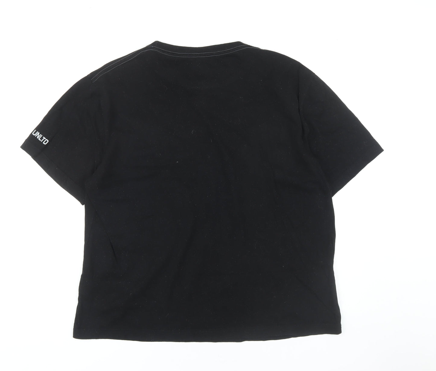 NYC UNLTD Men's Black Graphic Print T-Shirt L