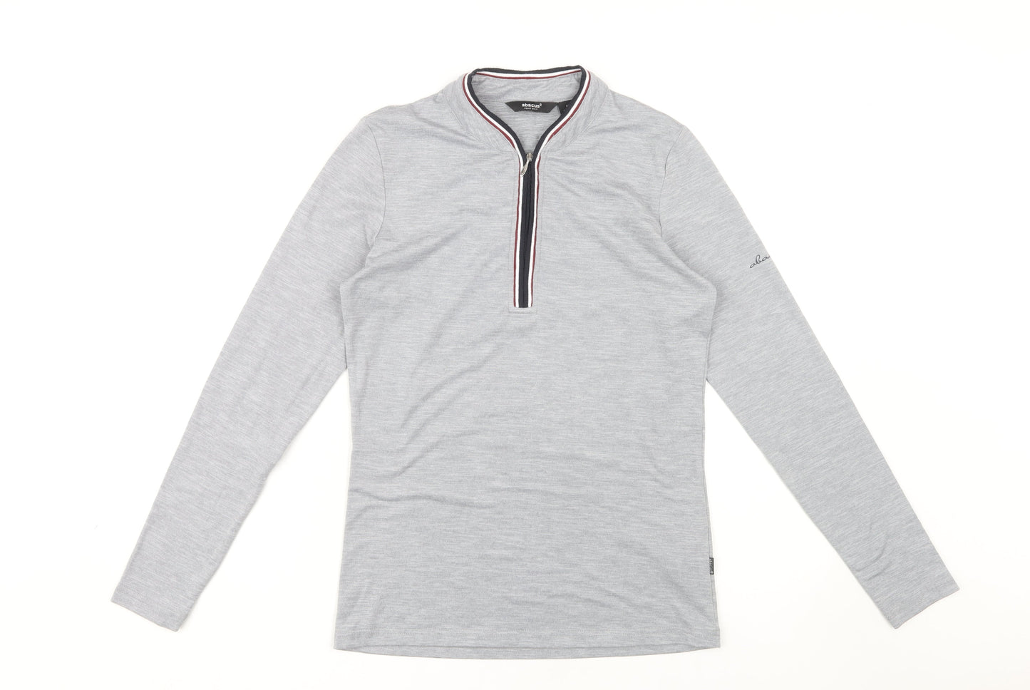 Abacus Women's Grey Long Sleeve Top, Size 10