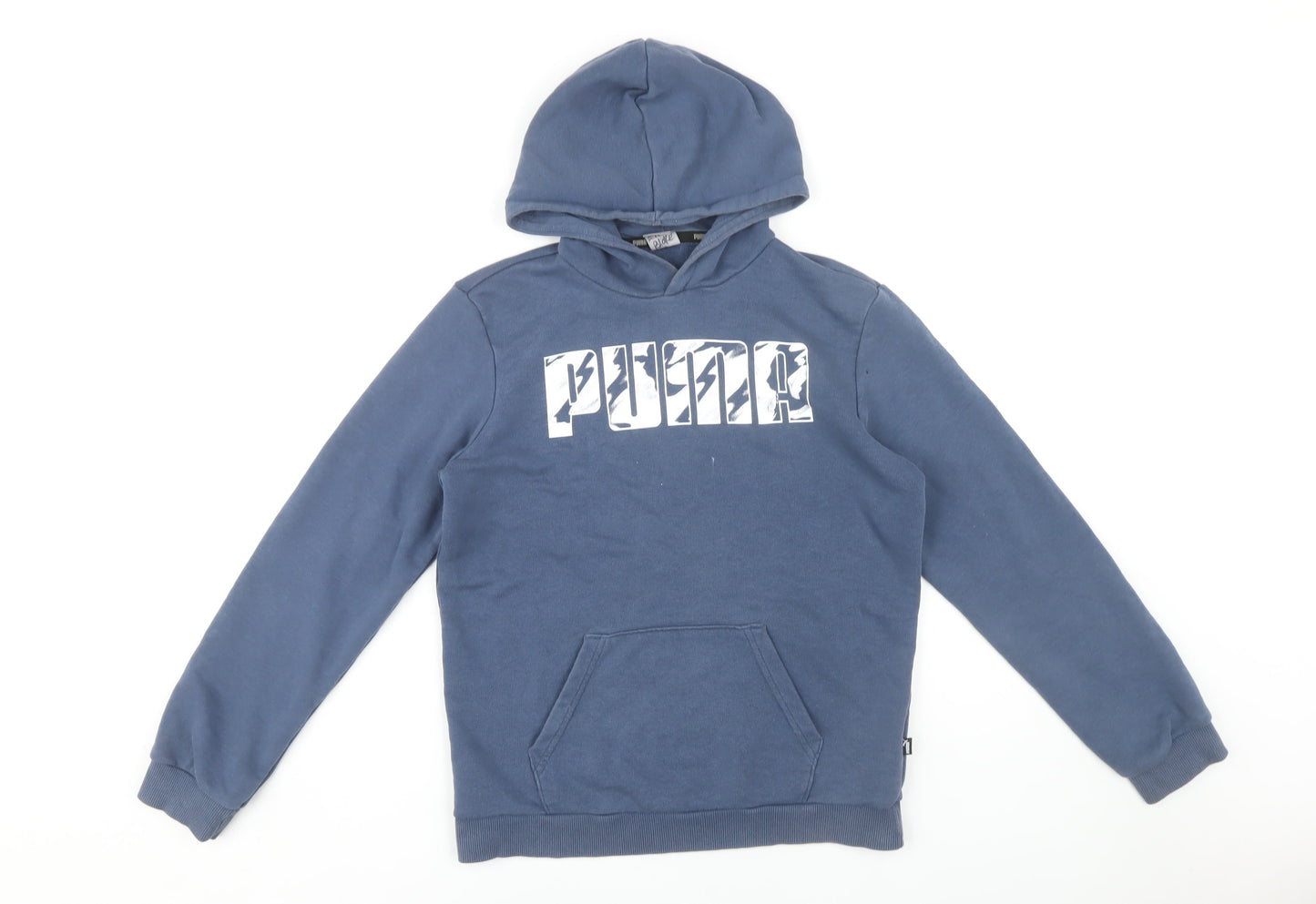 Puma Girls Blue 13-14 Years Pullover Hoodie