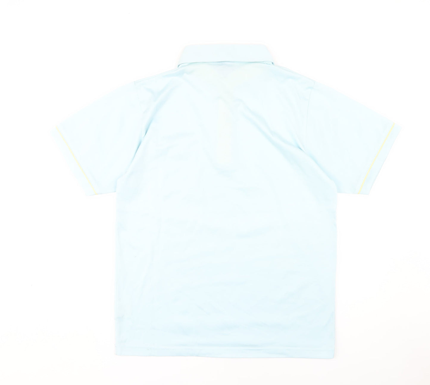 Pegasus Men's Blue Short Sleeve Polo - Medium