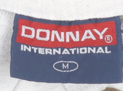 Donnay Men's Grey Polo Shirt M Size Casual Wear