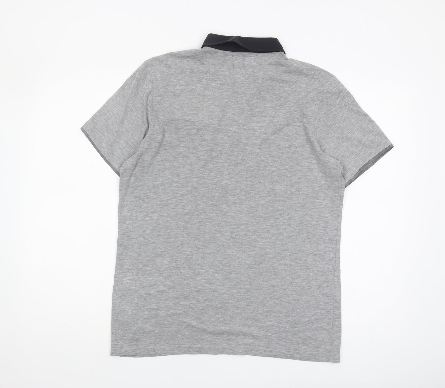 Burton Grey Men's Polo M Short Sleeve Button