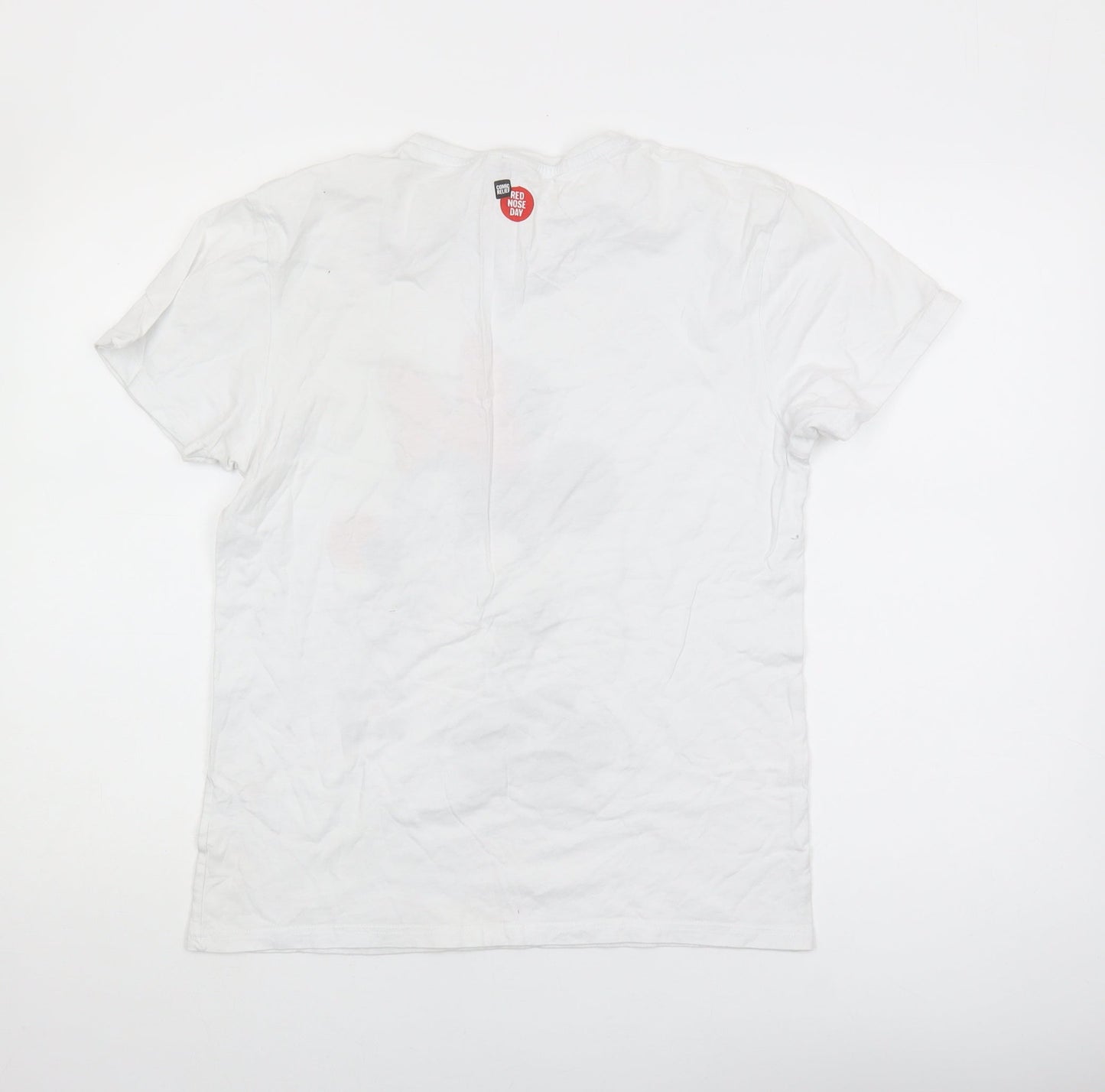 Womens UK Size XS Disney White Basic T-Shirt