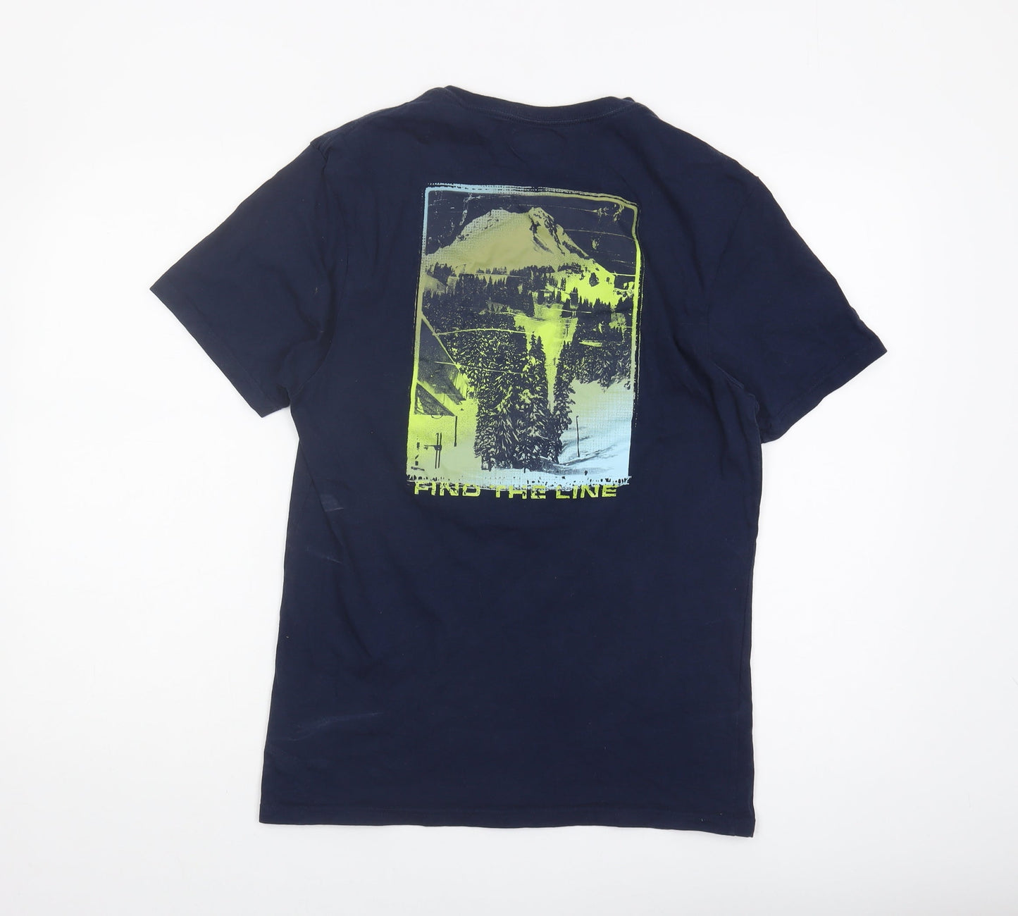 Mens UK Size S Columbia Blue  T-Shirt
