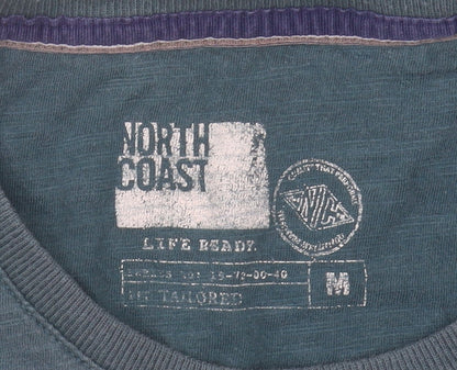 Marks and Spencer Men’s Teal Graphic Print T-Shirt M