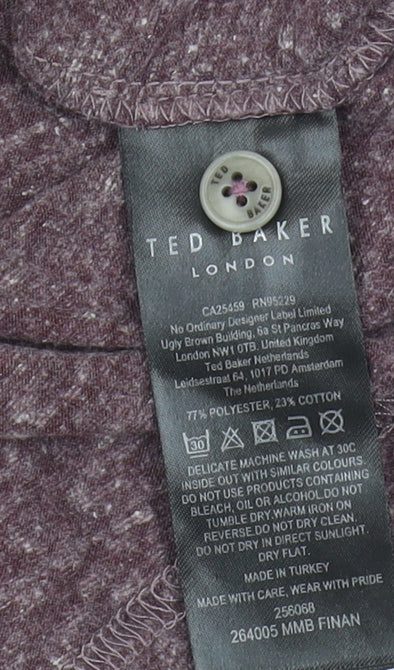 Ted Baker Men's Purple 6XL Polo Shirt