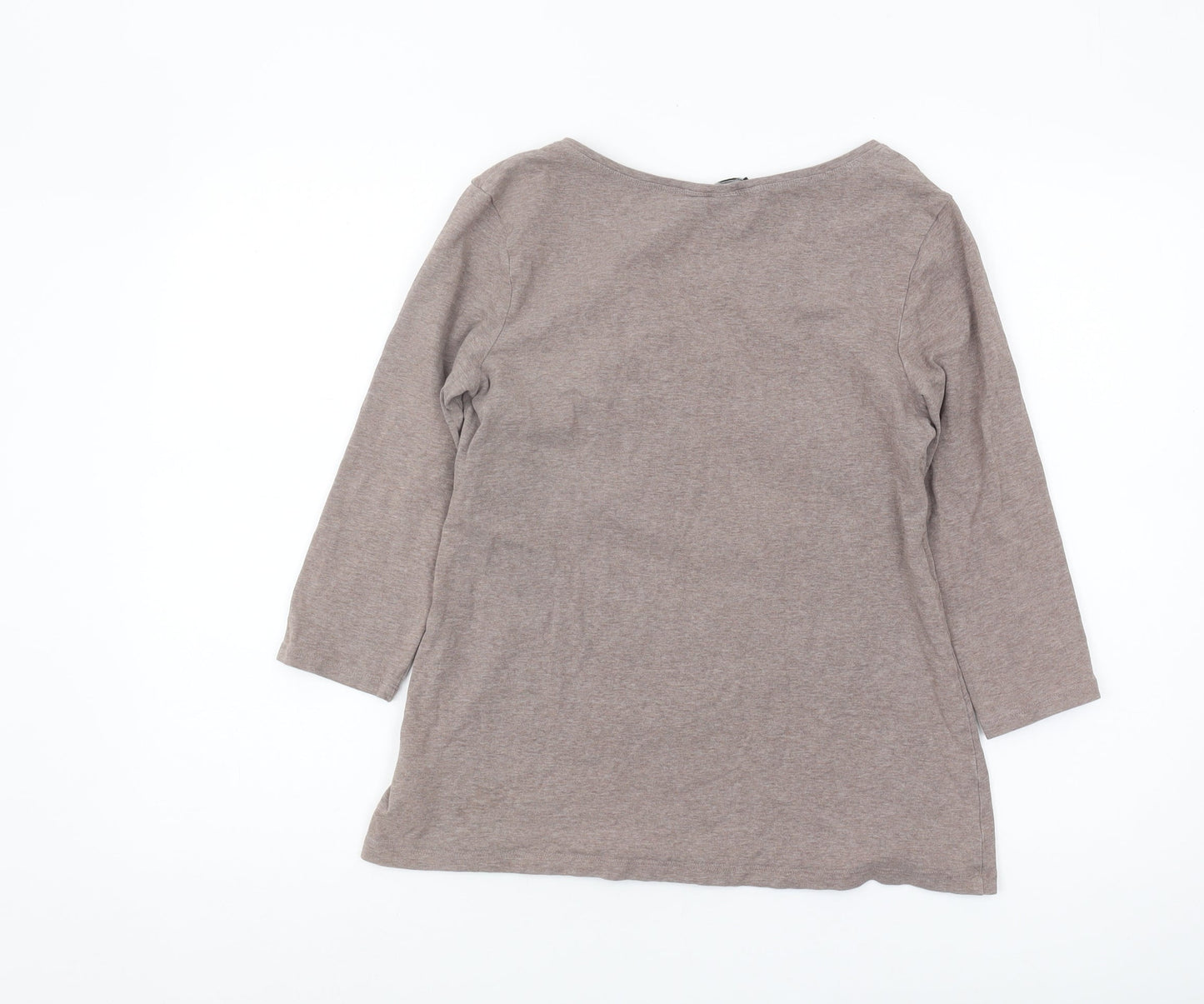 Womens UK Size M H&M Brown Wrap Blouse