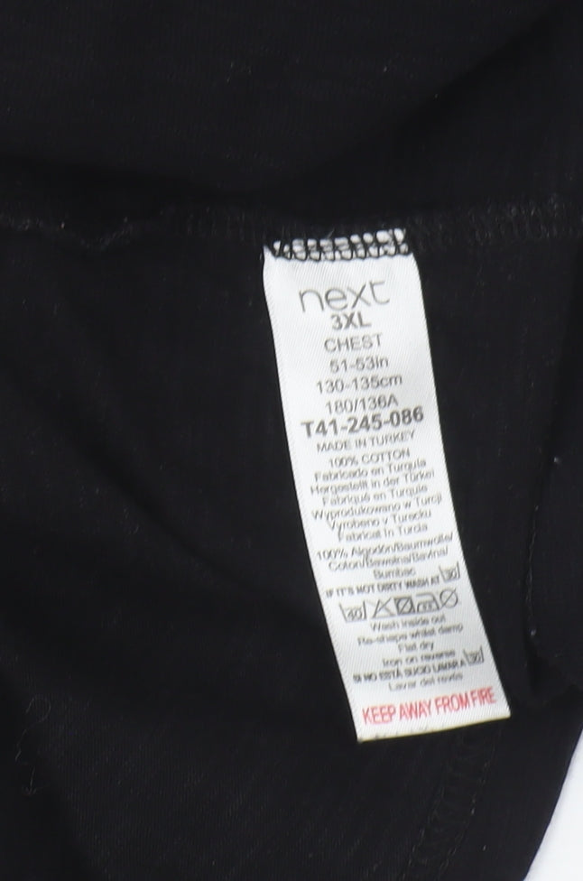 Next Men's Black 3XL Car Graphic Print T-Shirt