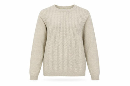 Womens UK Size S Tulchan Beige Pullover Jumper