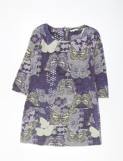 Womens UK Size 8 White Stuff Purple Tunic Blouse